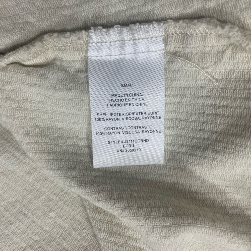 Thread & Supply Corduroy Shirt Jacket in Ecru (A-1) - Picture 9 of 10